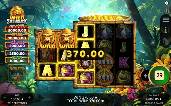 Wild Silverback - ushindi wa msingi kupitia Wild Wild Coin Connect